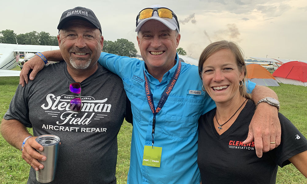 Dwayne & Julie Clemens with Tim White